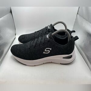 Skechers Sport women’s black arch comfort sneakers size 8